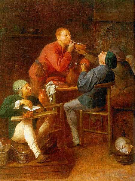 Adriaen Brouwer The Smokers or The Peasants of Moerdijk China oil painting art